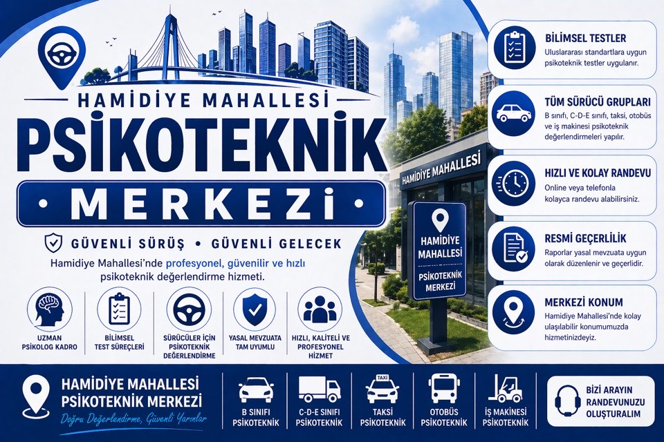 Hamidiye Mahallesi Psikoteknik Merkezi